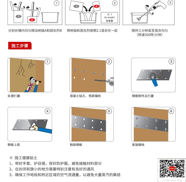 包钢湖口粘钢加固施工过程